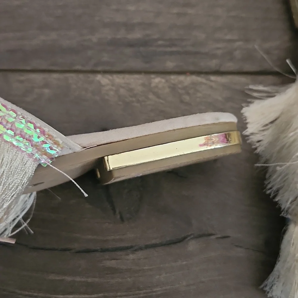 NEW JOYFOLIE | $60 Deandra Fringed & Sequined Sandal - Picture 5 of 6